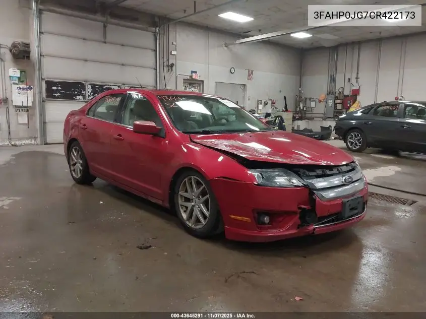 3FAHP0JG7CR422173 2012 Ford Fusion Sel