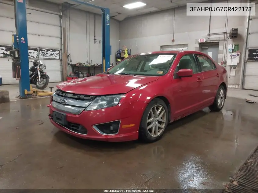 3FAHP0JG7CR422173 2012 Ford Fusion Sel