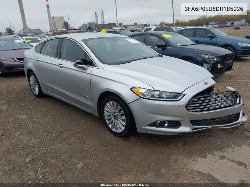 3FA6P0LU8DR185026 2013 Ford Fusion Hybrid Se