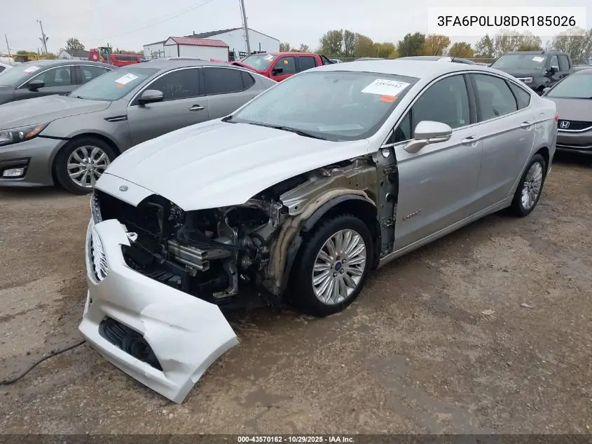 3FA6P0LU8DR185026 2013 Ford Fusion Hybrid Se