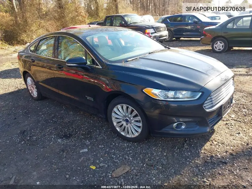 3FA6P0PU1DR270638 2013 Ford Fusion Energi Se Luxury