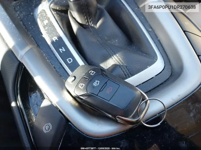 3FA6P0PU1DR270638 2013 Ford Fusion Energi Se Luxury