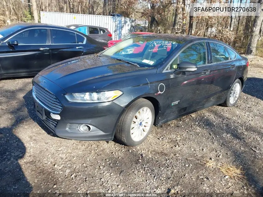 3FA6P0PU1DR270638 2013 Ford Fusion Energi Se Luxury