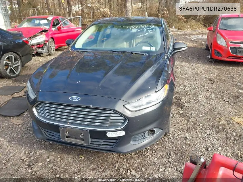 3FA6P0PU1DR270638 2013 Ford Fusion Energi Se Luxury