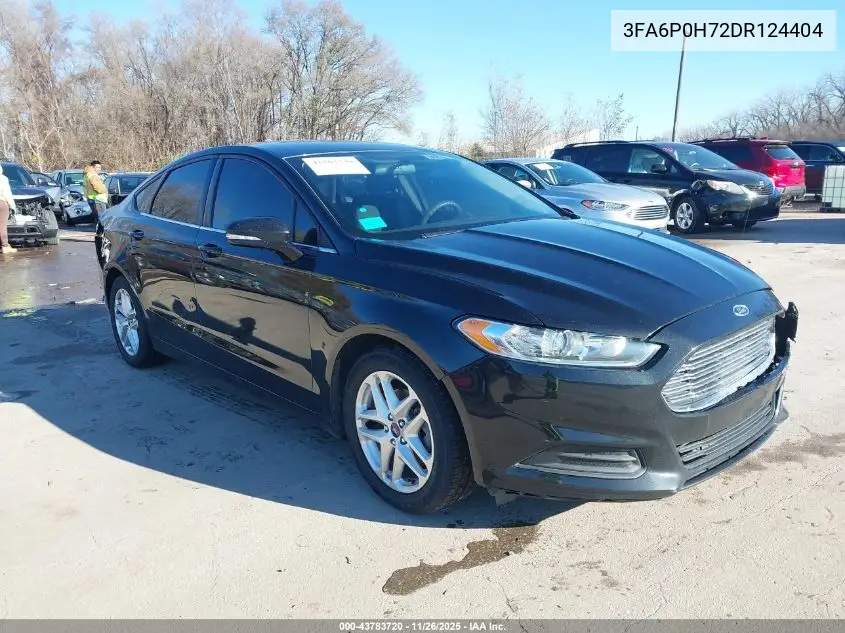 3FA6P0H72DR124404 2013 Ford Fusion Se