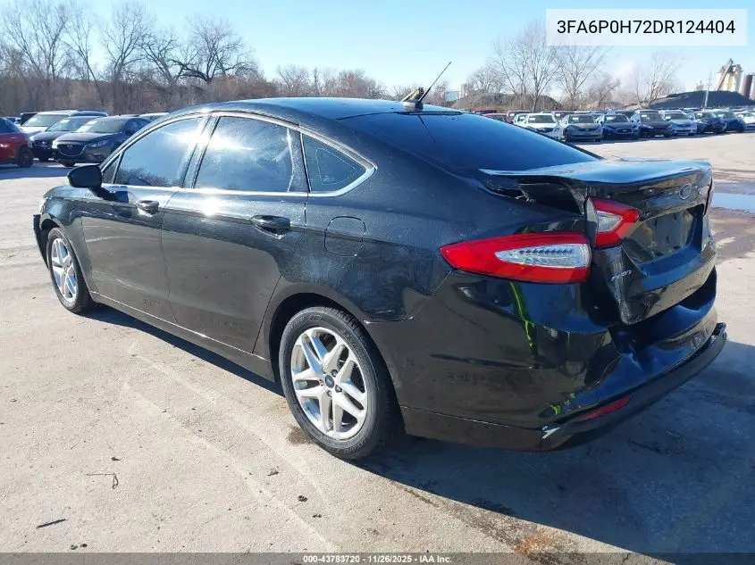 3FA6P0H72DR124404 2013 Ford Fusion Se