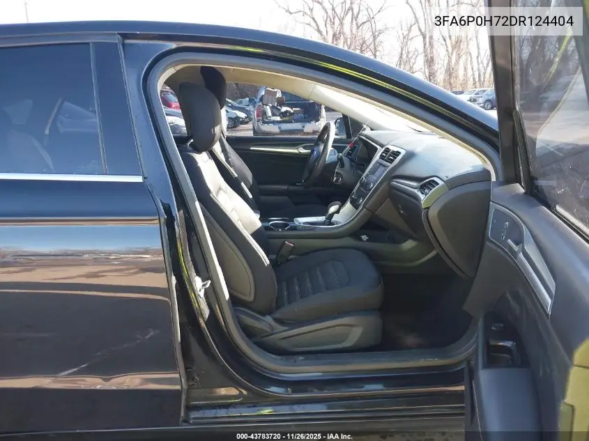 3FA6P0H72DR124404 2013 Ford Fusion Se