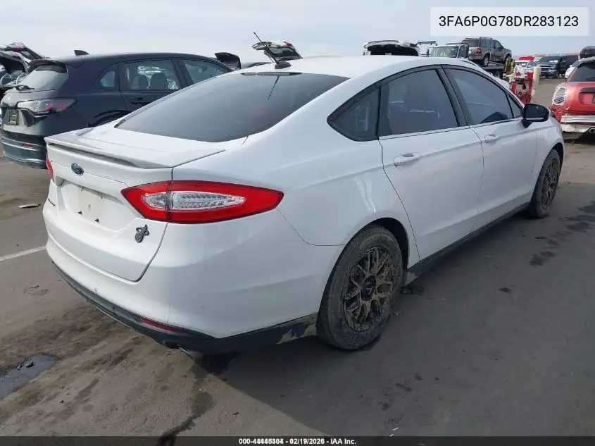 3FA6P0G78DR283123 2013 Ford Fusion S