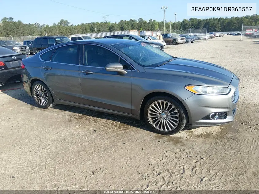 3FA6P0K91DR365557 2013 Ford Fusion Titanium