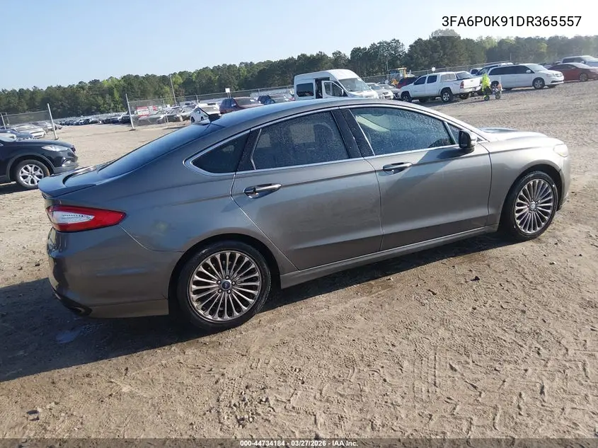 3FA6P0K91DR365557 2013 Ford Fusion Titanium