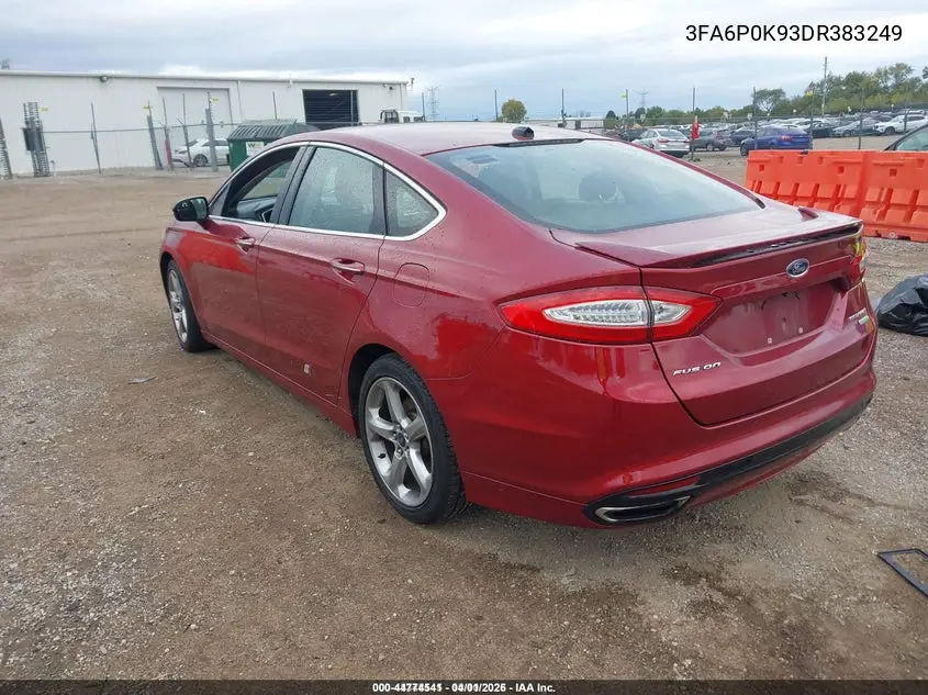 3FA6P0K93DR383249 2013 Ford Fusion Titanium