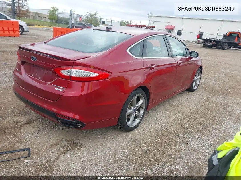 3FA6P0K93DR383249 2013 Ford Fusion Titanium