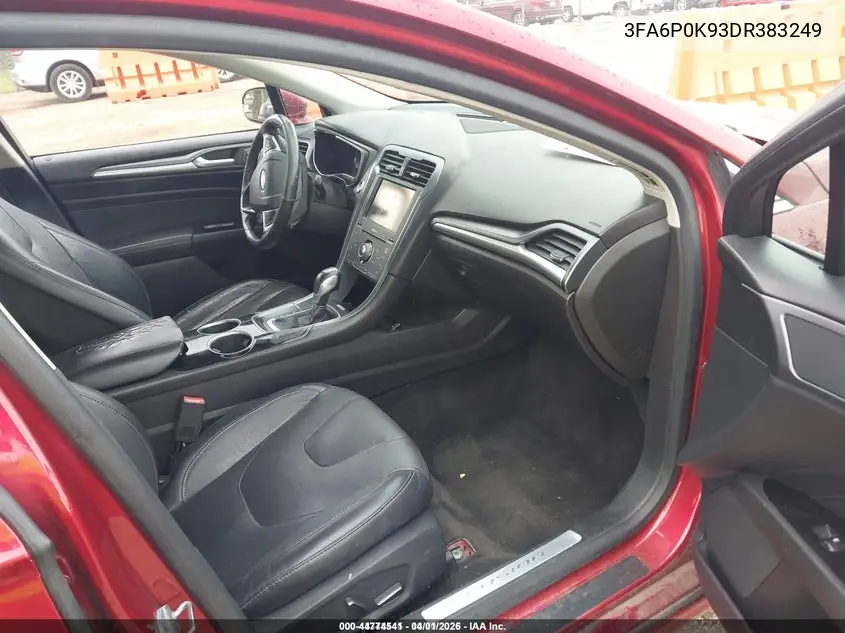 3FA6P0K93DR383249 2013 Ford Fusion Titanium