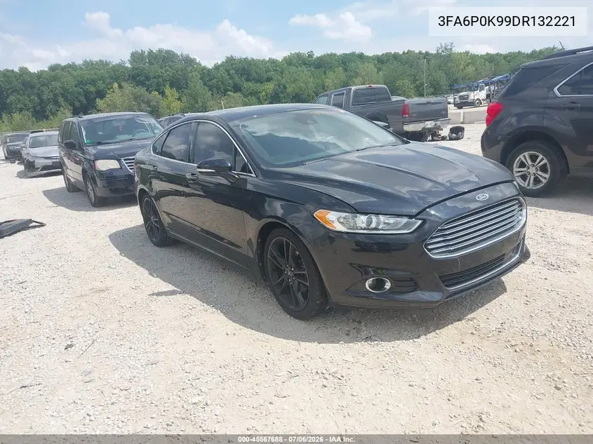 2013 Ford Fusion Titanium VIN: 3FA6P0K99DR132221 Lot: 45567688