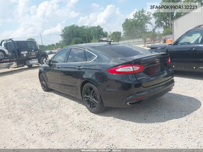 2013 Ford Fusion Titanium VIN: 3FA6P0K99DR132221 Lot: 45567688