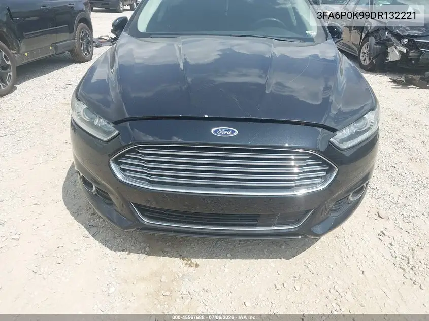 2013 Ford Fusion Titanium VIN: 3FA6P0K99DR132221 Lot: 45567688