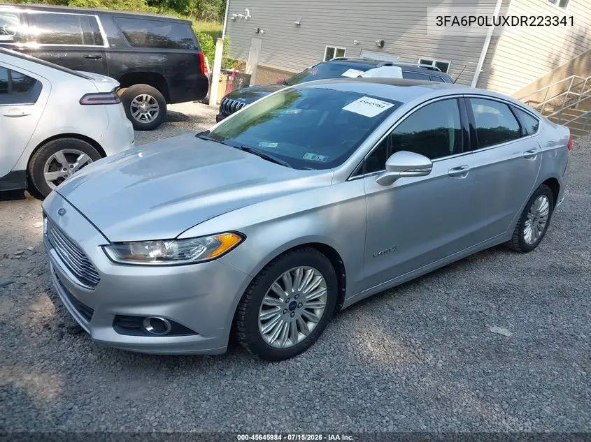 2013 Ford Fusion Hybrid Se VIN: 3FA6P0LUXDR223341 Lot: 45645984