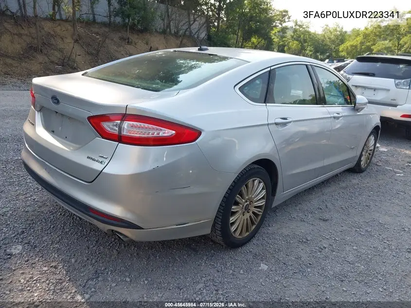 2013 Ford Fusion Hybrid Se VIN: 3FA6P0LUXDR223341 Lot: 45645984
