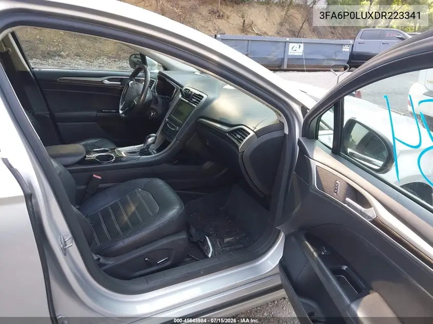 2013 Ford Fusion Hybrid Se VIN: 3FA6P0LUXDR223341 Lot: 45645984