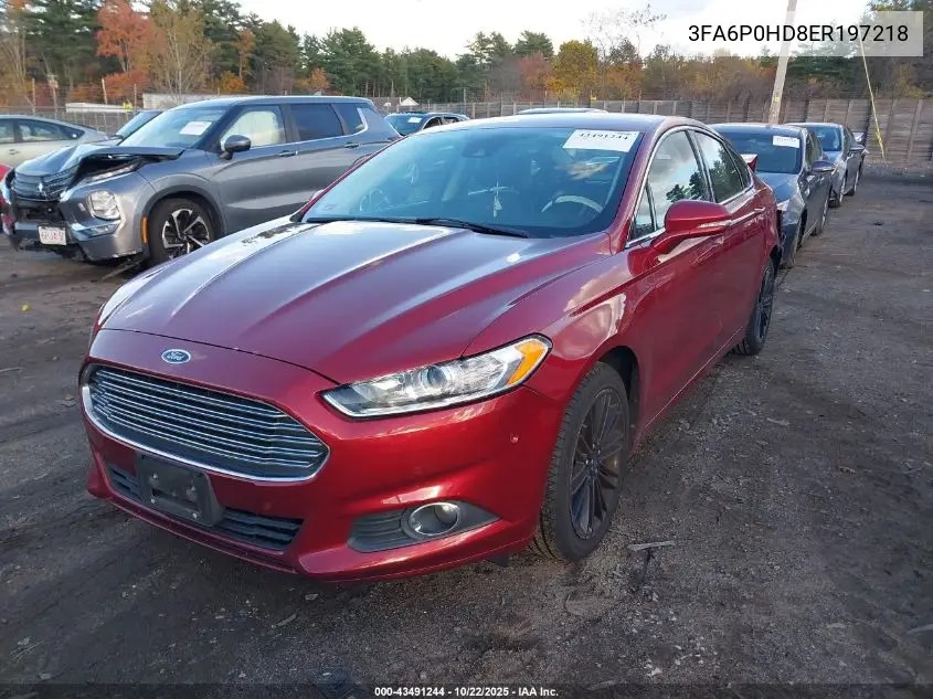 3FA6P0HD8ER197218 2014 Ford Fusion Se
