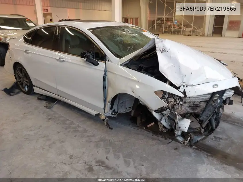 3FA6P0D97ER219565 2014 Ford Fusion Titanium
