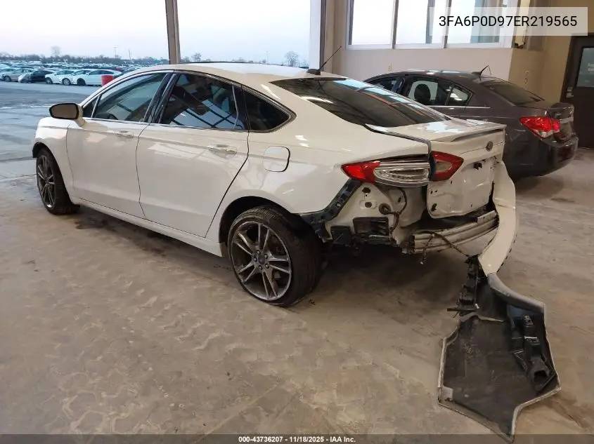 3FA6P0D97ER219565 2014 Ford Fusion Titanium