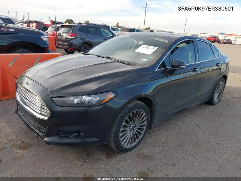 3FA6P0K97ER380601 2014 Ford Fusion Titanium