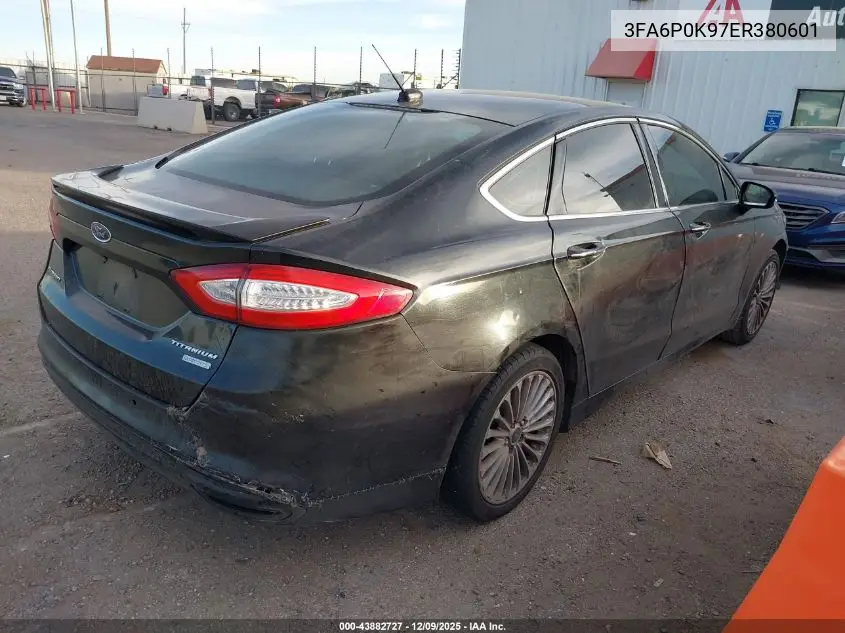 3FA6P0K97ER380601 2014 Ford Fusion Titanium