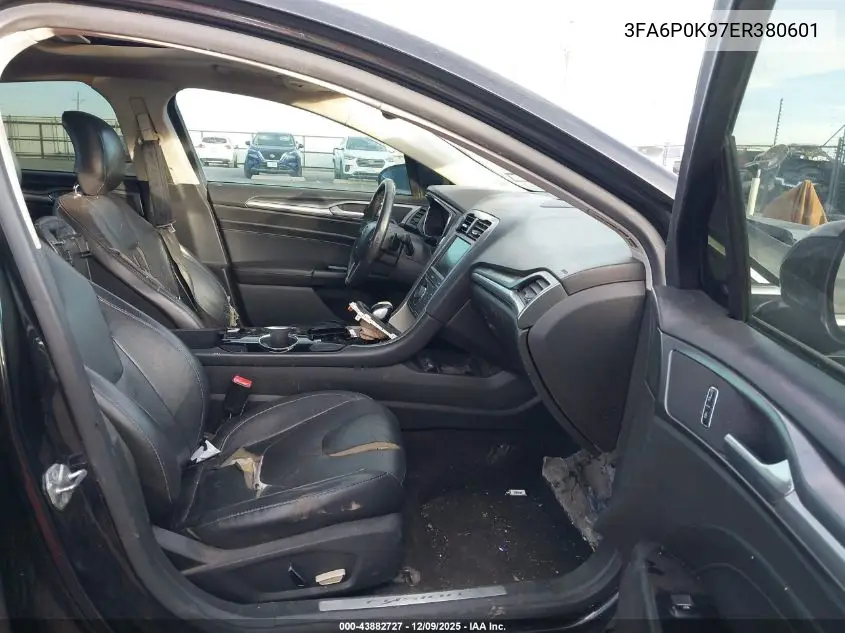 3FA6P0K97ER380601 2014 Ford Fusion Titanium