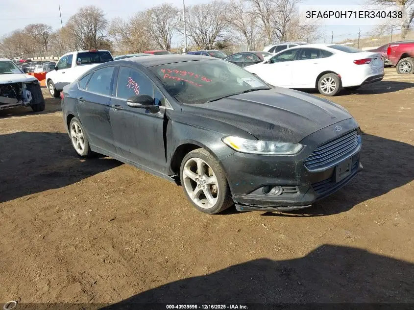 3FA6P0H71ER340438 2014 Ford Fusion Se