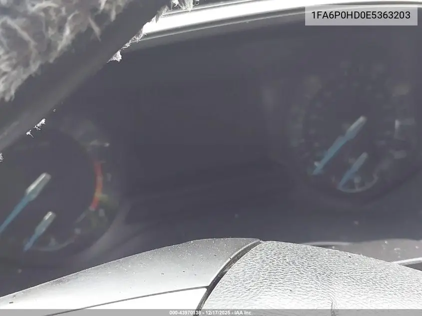 1FA6P0HD0E5363203 2014 Ford Fusion Se
