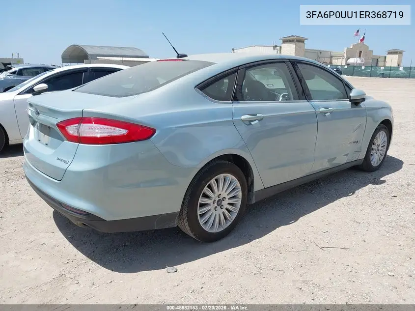 2014 Ford Fusion Hybrid S VIN: 3FA6P0UU1ER368719 Lot: 45682163
