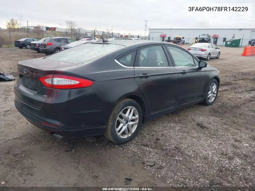 3FA6P0H78FR142229 2015 Ford Fusion Se