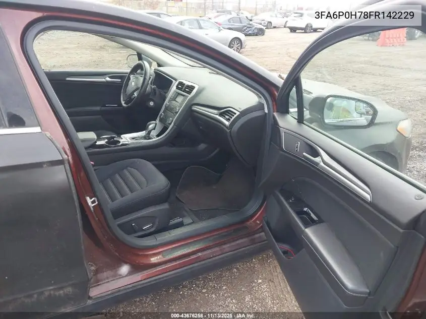 3FA6P0H78FR142229 2015 Ford Fusion Se