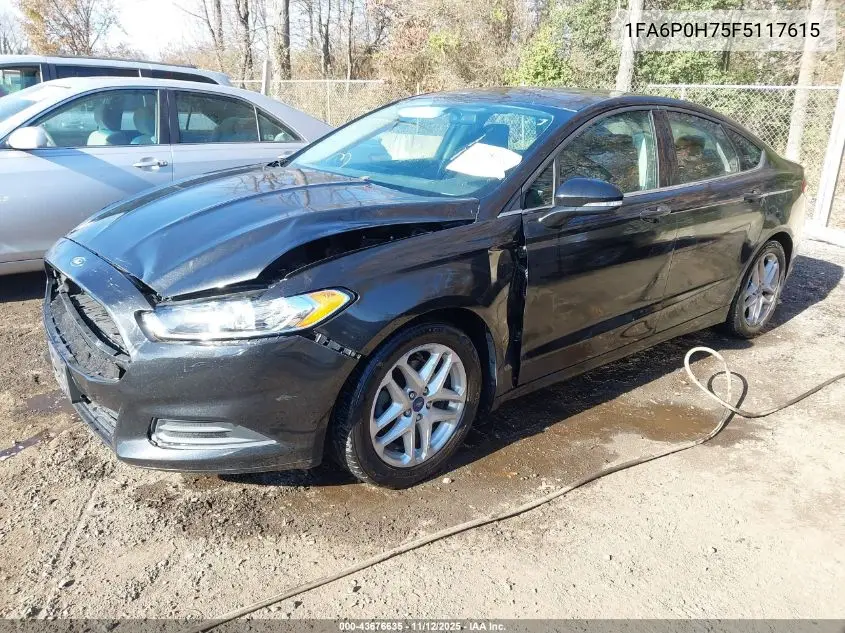 1FA6P0H75F5117615 2015 Ford Fusion Se