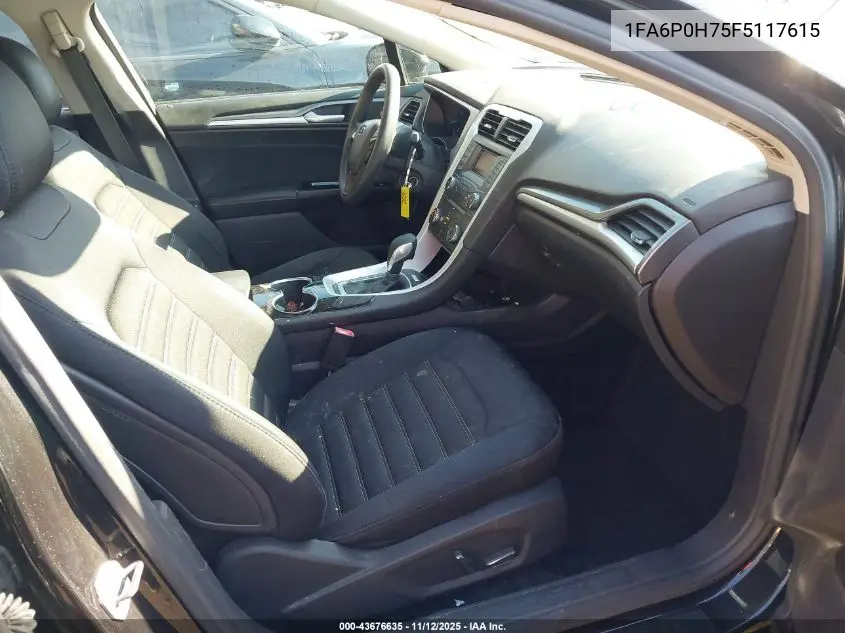 1FA6P0H75F5117615 2015 Ford Fusion Se