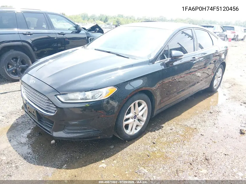 2015 Ford Fusion Se VIN: 1FA6P0H74F5120456 Lot: 45571883