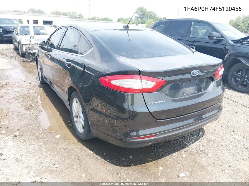 2015 Ford Fusion Se VIN: 1FA6P0H74F5120456 Lot: 45571883