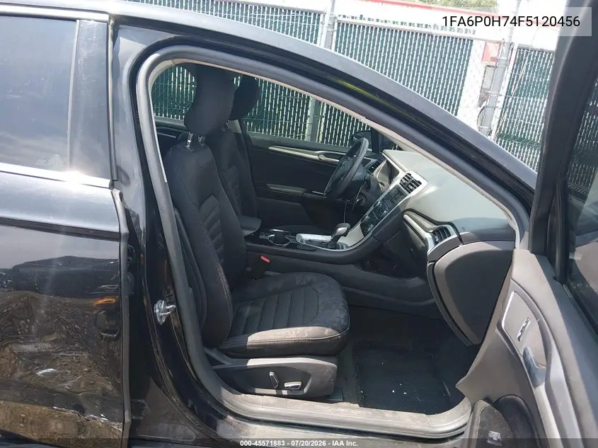 2015 Ford Fusion Se VIN: 1FA6P0H74F5120456 Lot: 45571883