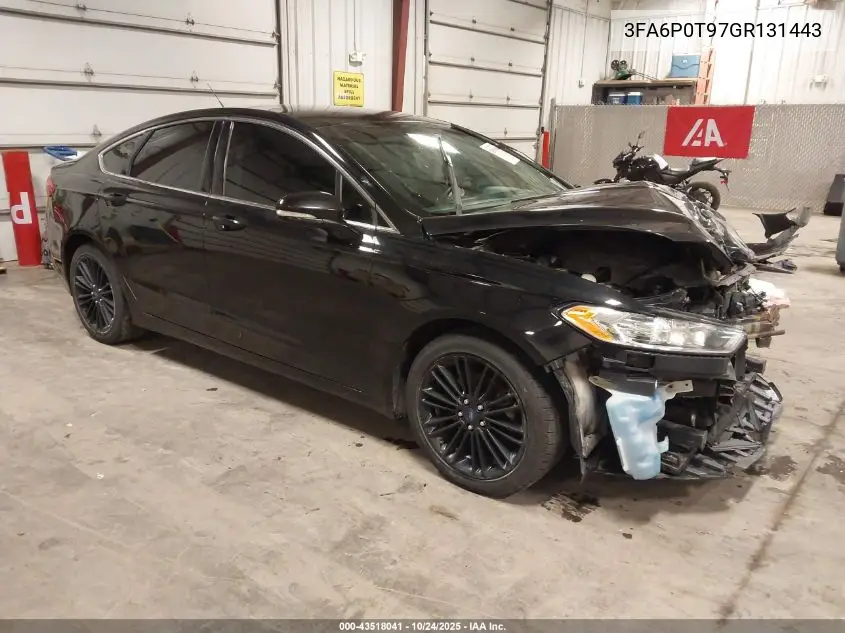 3FA6P0T97GR131443 2016 Ford Fusion Se