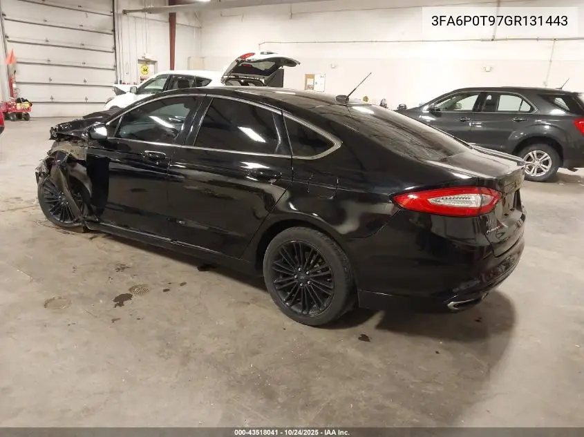 3FA6P0T97GR131443 2016 Ford Fusion Se
