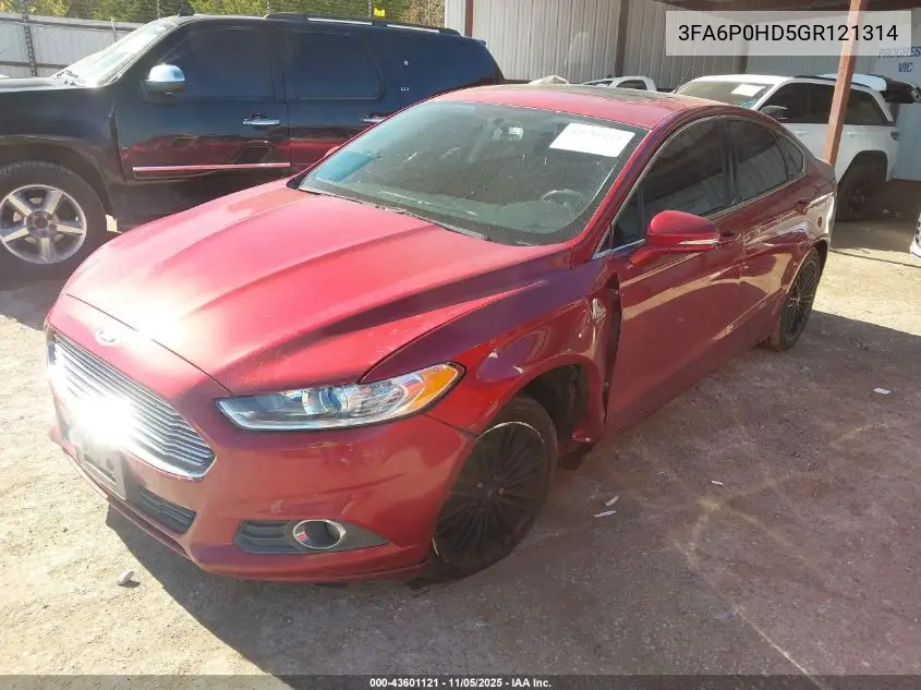 3FA6P0HD5GR121314 2016 Ford Fusion Se