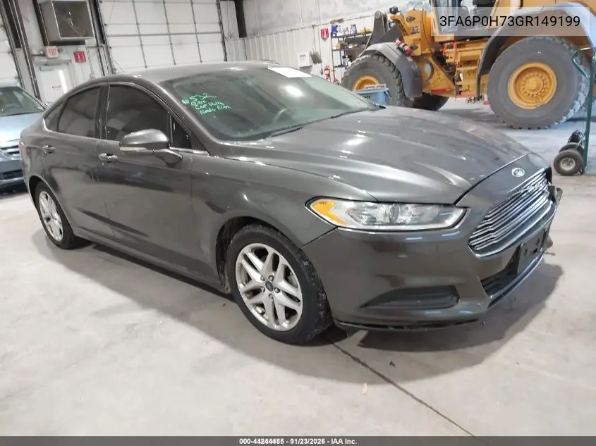 3FA6P0H73GR149199 2016 Ford Fusion Se