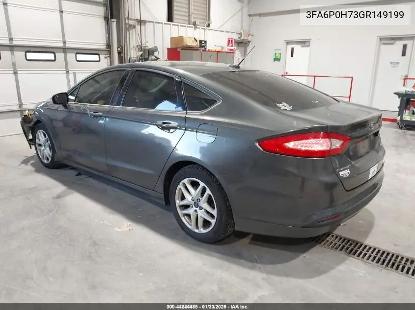 3FA6P0H73GR149199 2016 Ford Fusion Se