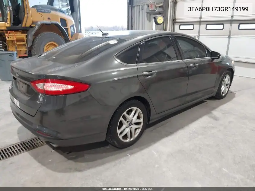 3FA6P0H73GR149199 2016 Ford Fusion Se