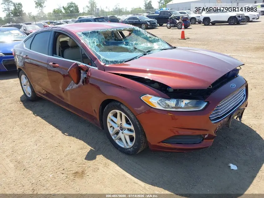 2016 Ford Fusion Se VIN: 3FA6P0H79GR141883 Lot: 45570088