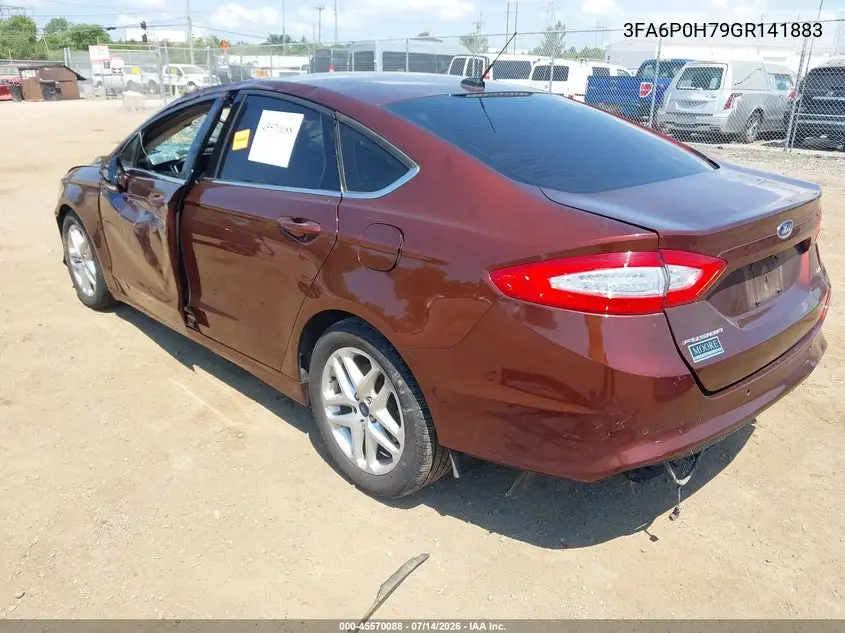2016 Ford Fusion Se VIN: 3FA6P0H79GR141883 Lot: 45570088
