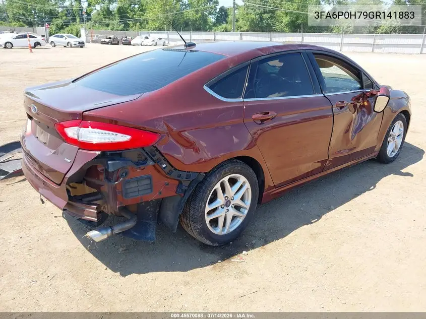 2016 Ford Fusion Se VIN: 3FA6P0H79GR141883 Lot: 45570088