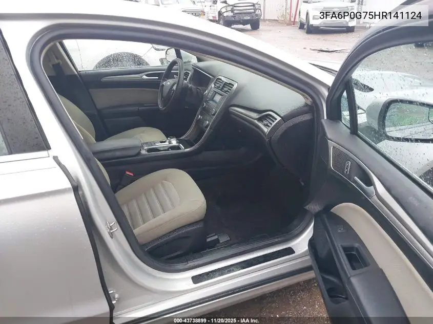 3FA6P0G75HR141124 2017 Ford Fusion S
