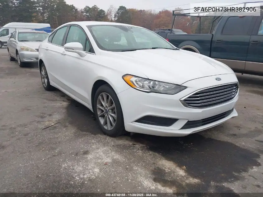 3FA6P0H73HR382906 2017 Ford Fusion Se